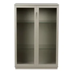 Mavis Aoko display cabinet 120 cm, Beige New
