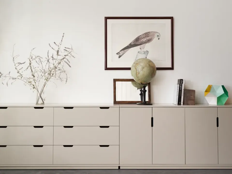 Mavis Aoko dresser double 6 drawers, lacquer White Discount
