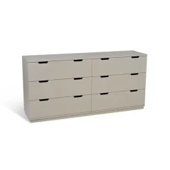 Mavis Aoko dresser double 6 drawers, Beige Discount