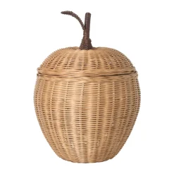 Ferm Living Apple Storage basket, Small Beige Clearance