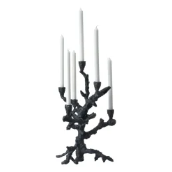 POLSPOTTEN Apple tree candlestick L 53 cm, Dark Grey New