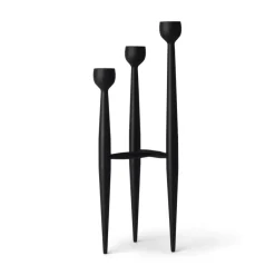 Spring Copenhagen Appollo candle sticks 32 cm, Black Best