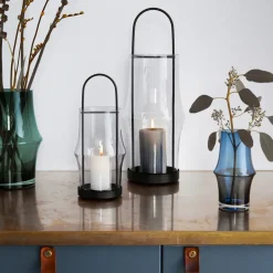Holmegaard Arc Lantern 39 cm, Clear Transparent