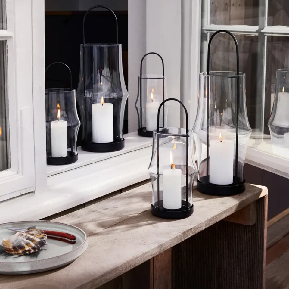 Holmegaard Arc Lantern 39 cm, Clear Transparent