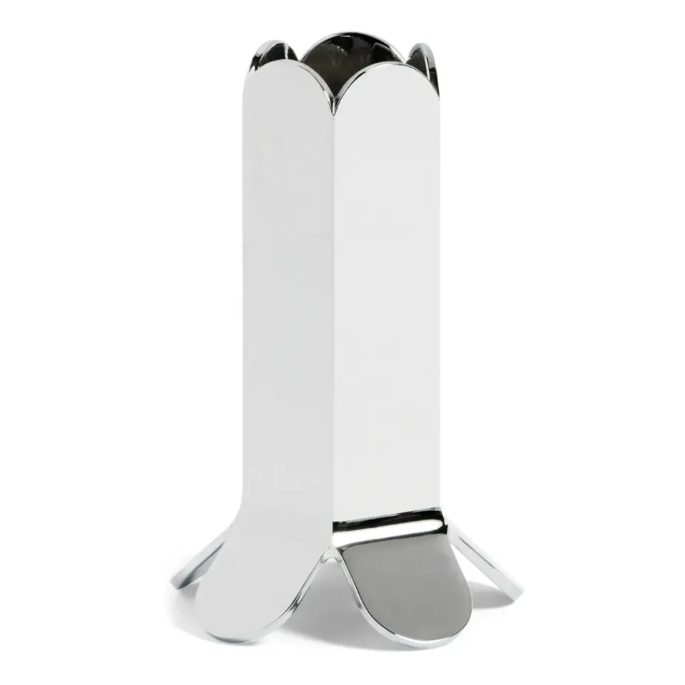 HAY Arcs candle stick 9 cm, Mirror Silver-coloured Discount