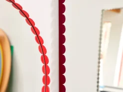 HAY Arcs Mirror mirror Ø60 cm, Red Outlet