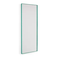 HAY Arcs Mirror Rectangle M mirror 50x133.5 cm, Green Hot