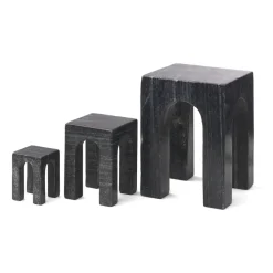 Gejst Arkis book end 3 pieces, Black White Outlet