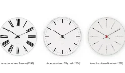Arne Jacobsen Clocks Arne Jacobsen City Hall, , Ø29 cm White Outlet