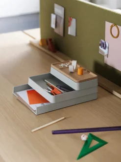 Muuto Arrange Desktop Storage, Configuration 1 Grey New