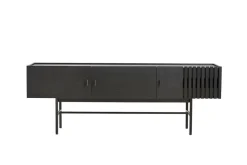 Woud Array side table, low, 150 cm, oak Black Online