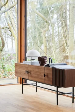 Woud Array side table, low, 150 cm, Walnut Brown Discount