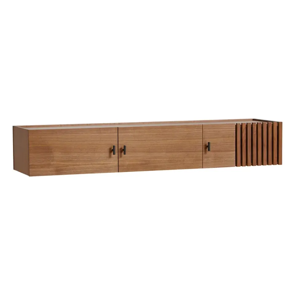 Woud Array sideboard wall-mounted, 150 cm, Walnut Brown Hot