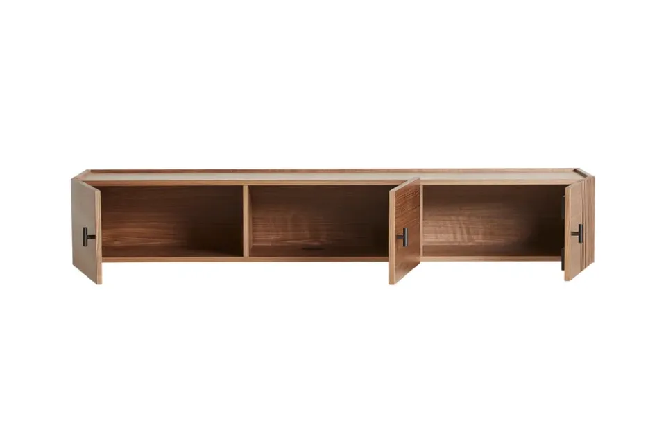 Woud Array sideboard wall-mounted, 150 cm, Walnut Brown Hot