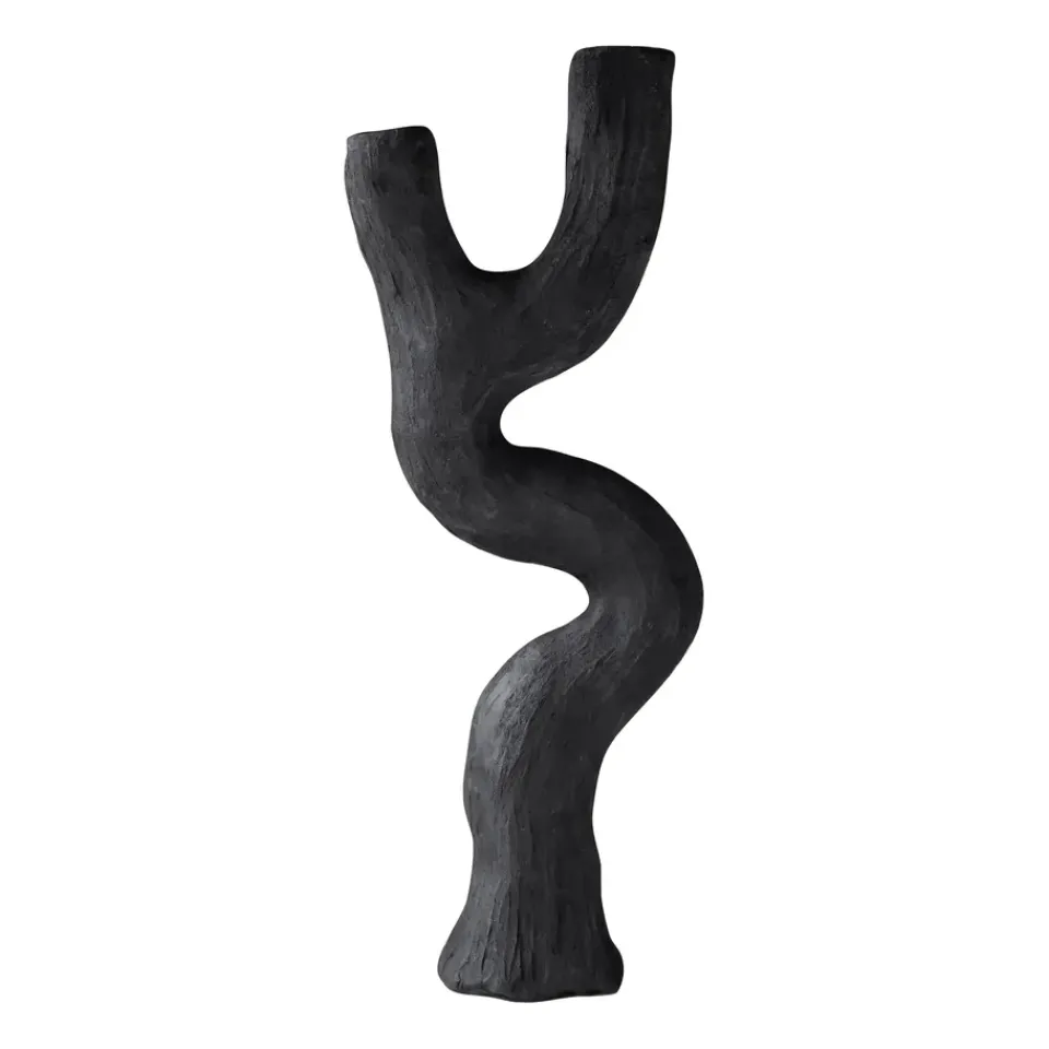 Mette Ditmer Art piece candle holder 41 cm, Black Outlet