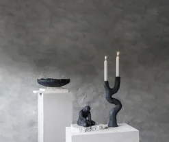 Mette Ditmer Art piece candle holder 41 cm, Black Outlet