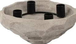 Mette Ditmer Art Piece candle holder 23 cm, Kit BeigeGrey