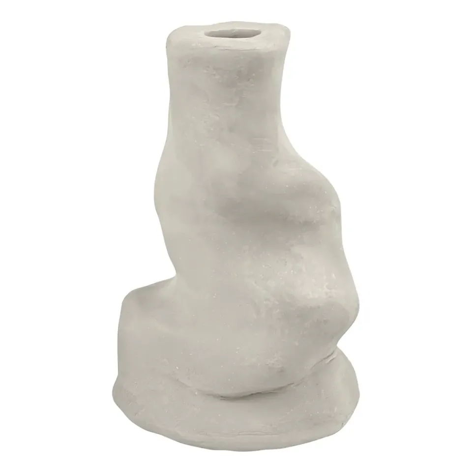 Mette Ditmer Art Piece Liquid candlestick small, Sand Beige Clearance