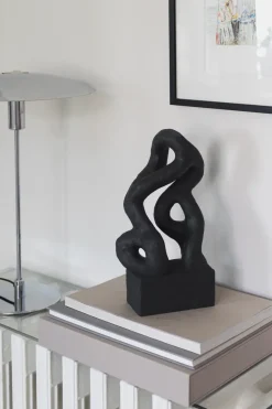 Mette Ditmer Art piece symbiosis sculpture 29 cm, Black