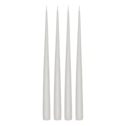 Scandi Essentials Atmosphere long candle 4 pack 32 cm, Icy Grey Discount