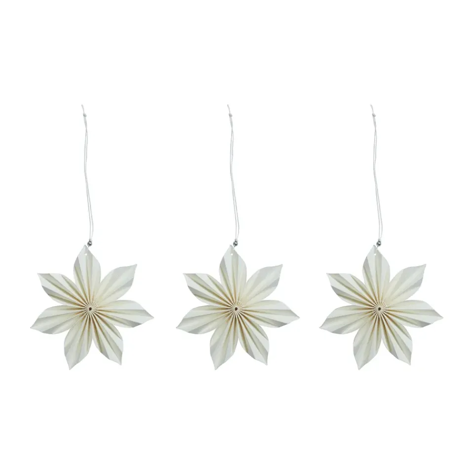 Watt & Veke Aurora Christmas decoration 3-pack, White-brown WhiteBrown Discount