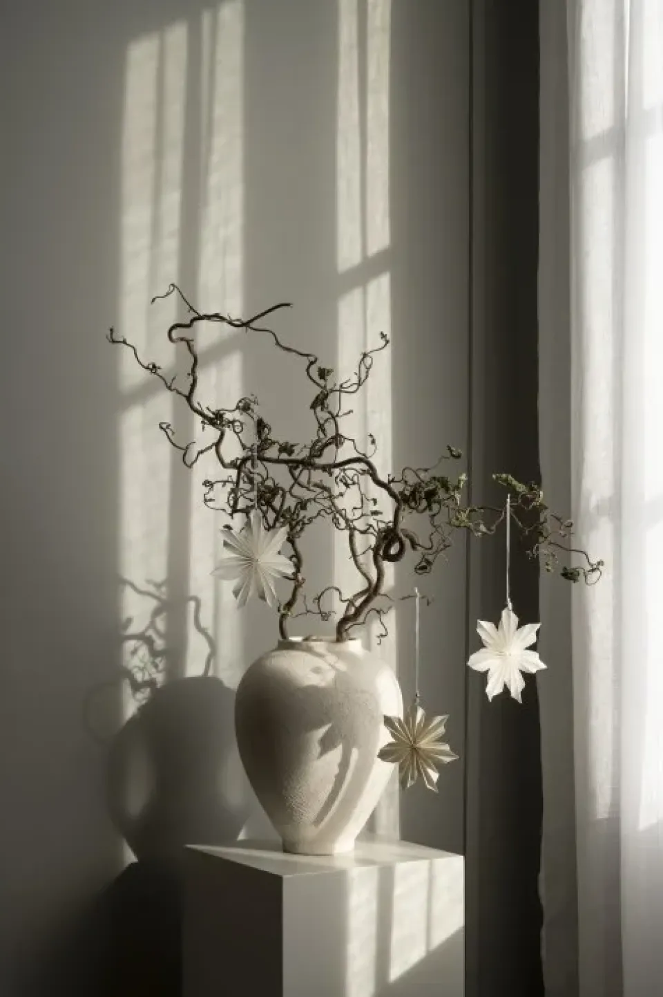 Watt & Veke Aurora Christmas decoration 3-pack, White-brown WhiteBrown Discount