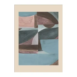 Paper Collective Autumn Forms 01 Poster, 70x100 cm BlueBrown Discount