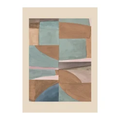 Paper Collective Autumn Forms 03 poster, 30x40 cm BlueBrown New