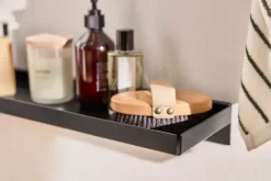 OYOY Bakku wall shelf large 16x80 cm, Black Outlet