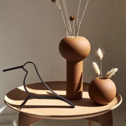 Cooee Design Ball vase coconut, 10 cm Brown Hot