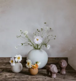 Cooee Design Ball vase shell, 8 cm Grey Discount