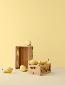 RIG-TIG Bamboo box storage box 15x25 cm, Bamboo Beige New