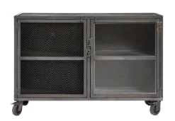 MUUBS Bar cabinet 21 120x80x45 cm, Bronx- Black Hot