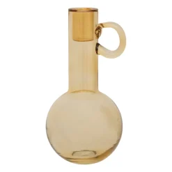 URBAN NATURE CULTURE Bari candle sticks 18 cm, Cocoon Yellow Outlet