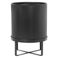Ferm Living Bau flower pot large Ø28 cm, Black