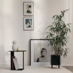 Ferm Living Bau flower pot large Ø28 cm, Black