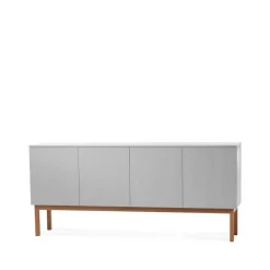 A2 Beam side table, Light , stand in oiled oak Grey Hot