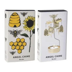 Pluto Design Bee Mine angel chime, Gold Gold-coloured Discount
