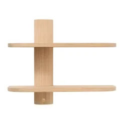 Andersen Furniture Bend wall shelf, Oak, 50x18x40 cm Beige New