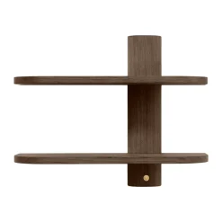 Andersen Furniture Bend wall shelf, Smoked Oiled Oak, 50x18x40 cm Brown Sale