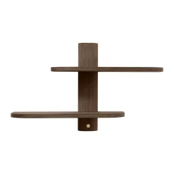 Andersen Furniture Bend wall shelf, Smoked Oiled Oak, 50x18x40 cm Brown Sale