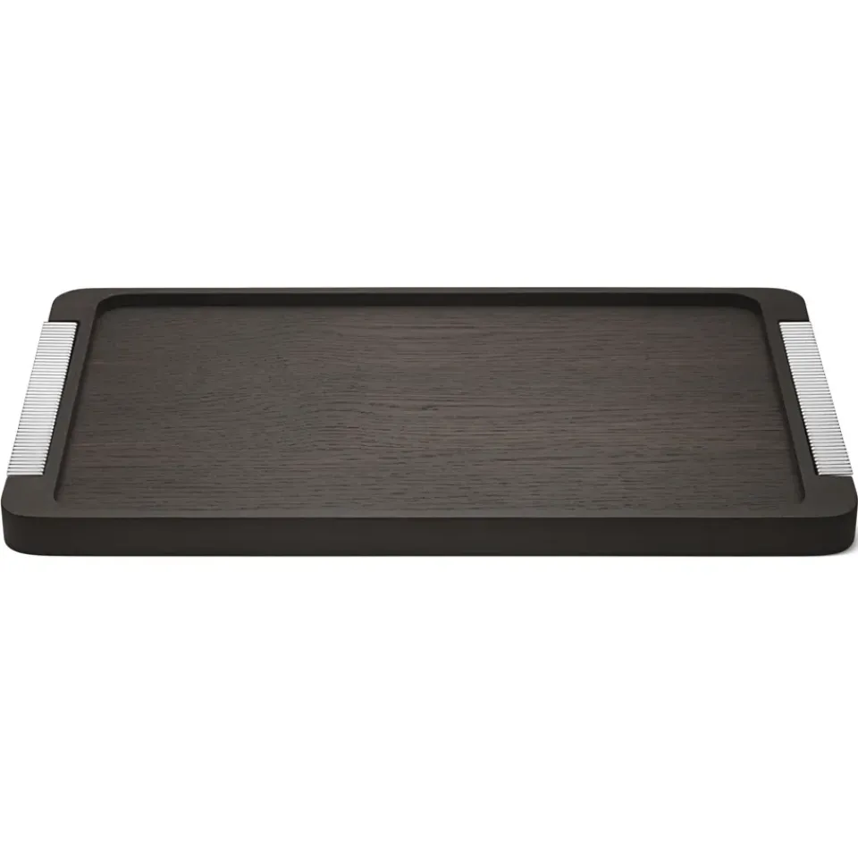 Georg Jensen Bernadotte tray, 28x46 cm Brown Online
