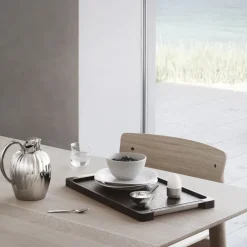 Georg Jensen Bernadotte tray, 28x46 cm Brown Online