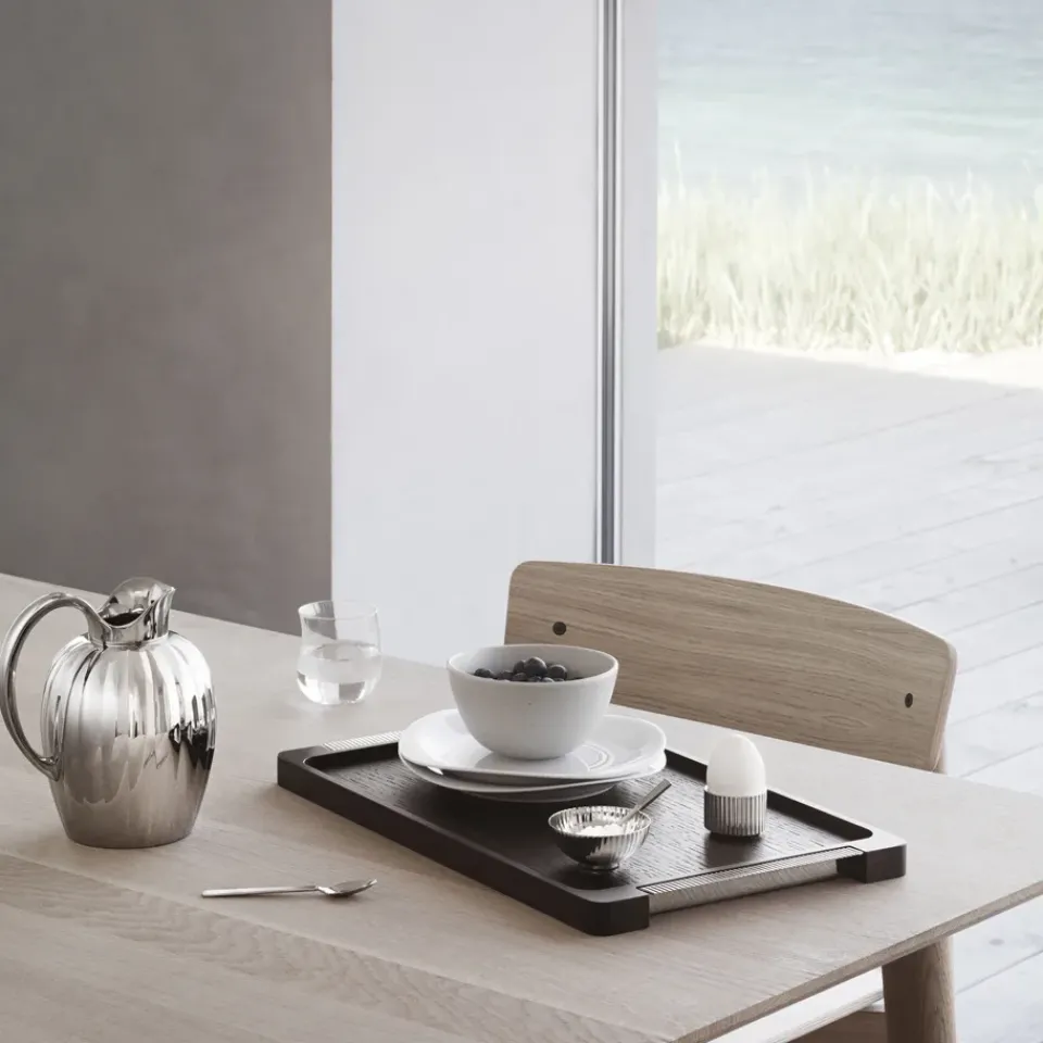 Georg Jensen Bernadotte tray, 28x46 cm Brown Online
