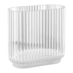 Georg Jensen Bernadotte vase oval, Clear Transparent Sale