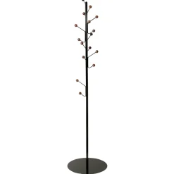 Maze Bill Floor clothes hanger, Black-dark brown BrownBlack New