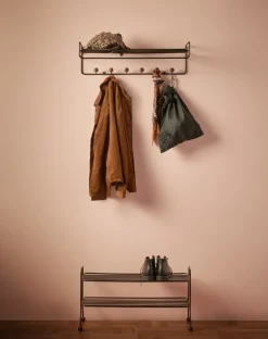 Maze Bill Hat rack hat rack, Black-dark-brown BlackBrown