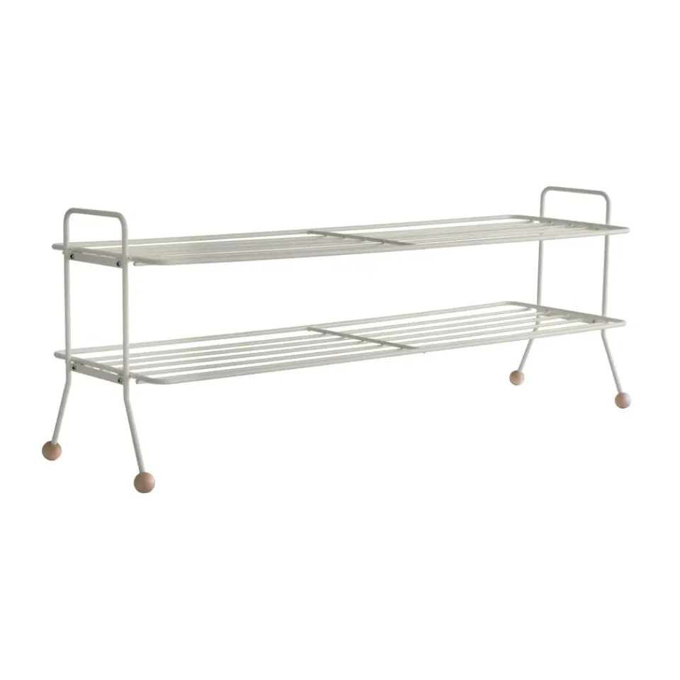 Maze Bill Shoe Shelf L Shoe shelf, Greige Grey Clearance