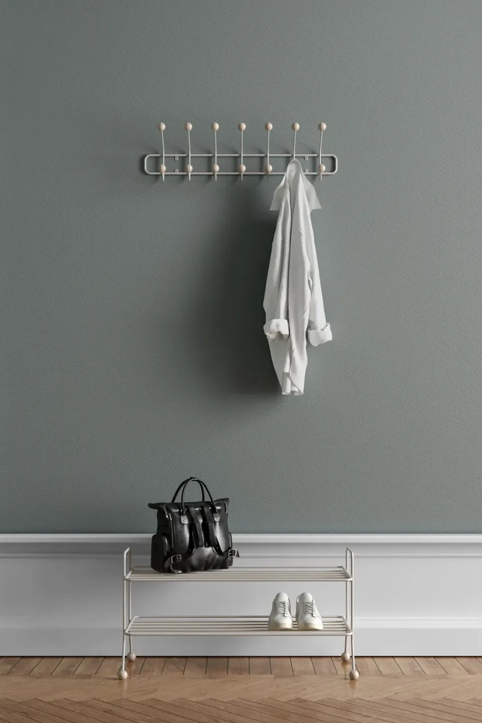 Maze Bill Shoe Shelf L Shoe shelf, Greige Grey Clearance