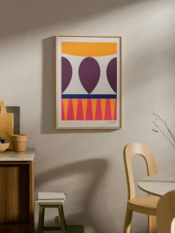 Design House Stockholm Birds 1967 poster 50x70 cm, No. 1 Orange Outlet